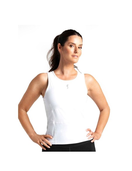 Camiseta Tirantes Rs Padel Match Blanco Mujer | Ofertas de pádel